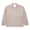 Air Jordan Flight Heritage Reversible Jacket 'stone Gray' In Brown