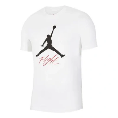 Air Jordan Flight Large Logo Short Sleeve White