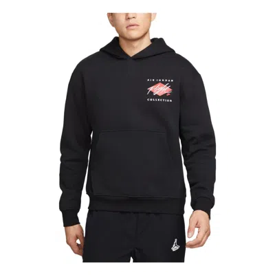 Air Jordan Flight Logo Hoodie 'black Red'