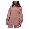 Air Jordan Flight Mvp Fleece Pullover Hoodie 'pink' In Purple