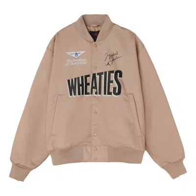 Air Jordan Flight Mvp Jacket 'desert Yellow' In Brown