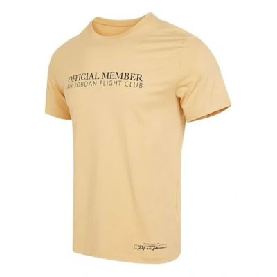 Air Jordan Flight Mvp Logo T-shirt 'tan' In Neutral