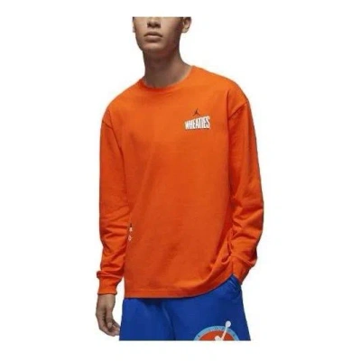 Air Jordan Flight Mvp Long Sleeve T-shirt 'orange'