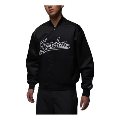 Air Jordan Flight Mvp Waterproof Baseball Jacket Asia Sizing 'black White'