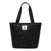 Air Jordan Flight Printed Recycled Cotton Carryall Tote 'black'