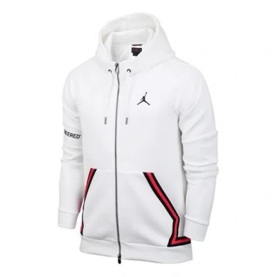 Air Jordan Flight Tech Athleisure Casual Sports Jacket White