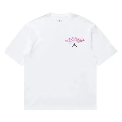 Pre-owned Air Jordan Flight T-shirt 'white/black' | Men's Size Xl