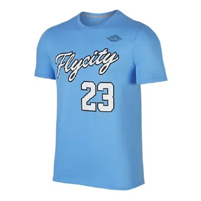 Air Jordan Fly City Short Sleeve T-shirt 'blue'