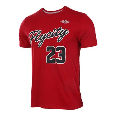 Air Jordan Fly City Short Sleeve T-shirt 'red'