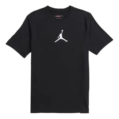 Air Jordan Flying Man Breathable Athleisure Casual Sports Short Sleeve Black