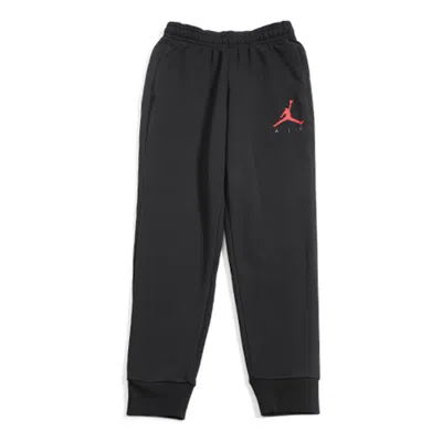 Air Jordan Flying Man Logo Bundle Feet Fleece Lined Sports Long Pants Black