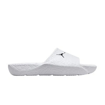Pre-owned Air Jordan Franchise Shower Slide 'white Black' | Men's Size 15