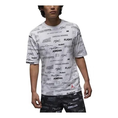Air Jordan Full Flight Mvp Short Sleeve T-shirts 'white'