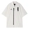 Air Jordan Fw22 Logo Zion Shirt 'white Black'