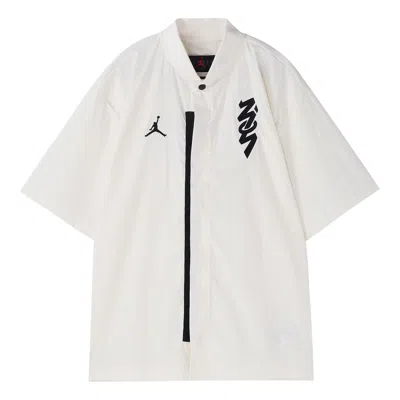 Air Jordan Fw22 Logo Zion Shirt 'white Black'