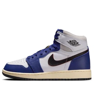 Air Jordan (gs)  1 High Og 'rare Air Deep Royal Blue' In Multi