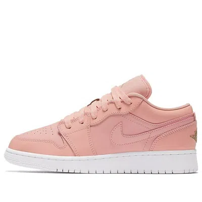 Air Jordan (gs)  1 Low 'bleached Coral' In Pink