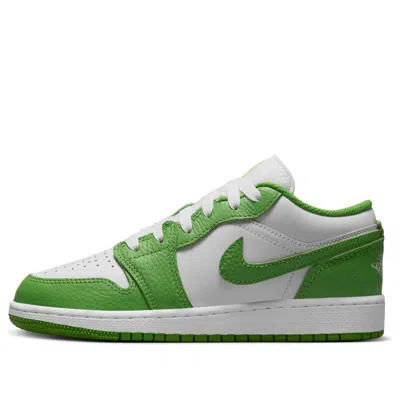 Air Jordan (gs)  1 Low 'chlorophyll' In Green