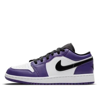 Air Jordan (gs)  1 Low 'court Purple' In Blue