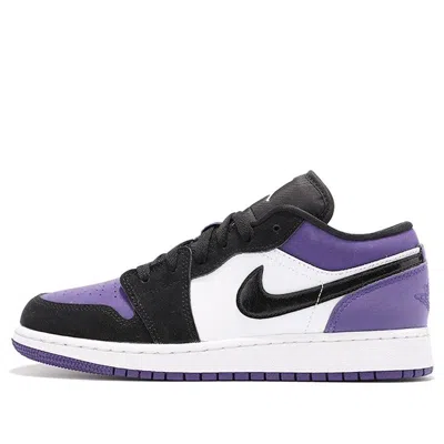 Air Jordan (gs)  1 Low 'court Purple Black Toe'