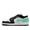 Air Jordan (gs)  1 Low 'green Glow' In Black