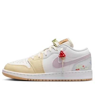 Air Jordan (gs)  1 Low 'mushroom' In White