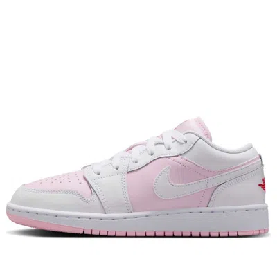 Air Jordan (gs)  1 Low 'pink Foam White' In Multi