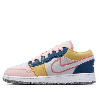 Air Jordan (gs)  1 Low Se 'multi Canvas'