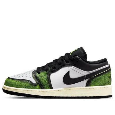 Air Jordan (gs)  1 Low Se 'wear-away - Electric Green'