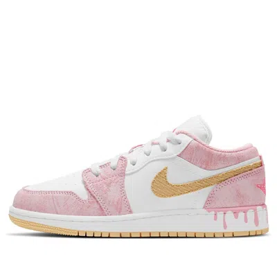 Air Jordan (gs)  1 Low 'strawberry Ice Cream' In Pink