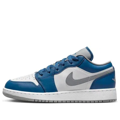 Air Jordan (gs)  1 Low 'true Blue Cement'