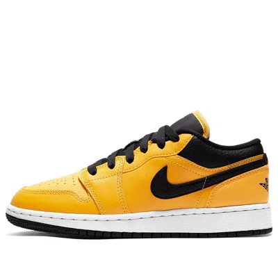 Air Jordan (gs)  1 Low 'university Gold Black' In Yellow