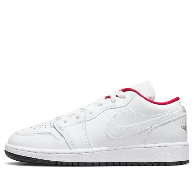 Air Jordan (gs)  1 Low 'white Gym Red Black'