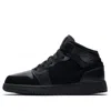 Air Jordan (gs)  1 Mid 'all Black'