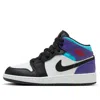 Air Jordan (gs)  1 Mid 'aqua'
