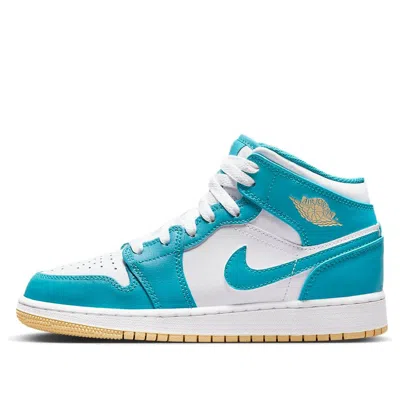 Air Jordan (gs)  1 Mid 'aquatone'