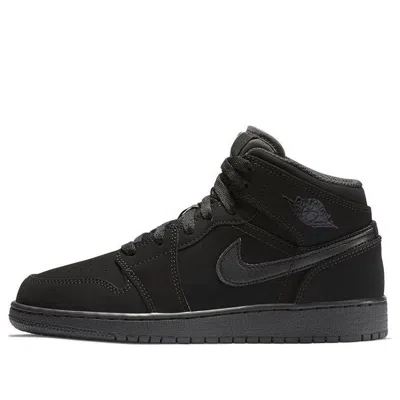 Air Jordan (gs)  1 Mid 'black'