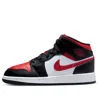 Air Jordan (ps)  1 Mid 'black Fire Red'
