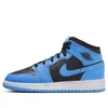 Air Jordan (gs)  1 Mid 'blue Black'