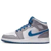 Air Jordan (gs)  1 Mid 'cement True Blue'