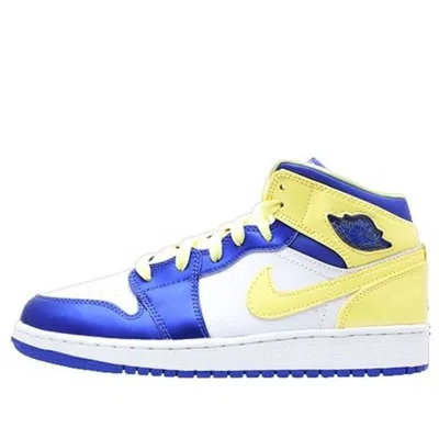 Air Jordan (gs)  1 Mid 'easter' In Blue