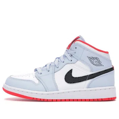 Air Jordan (gs)  1 Mid 'half Blue'