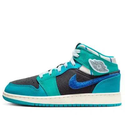Air Jordan (gs)  1 Mid 'inspired By The Greatest Aquatone' In Multi