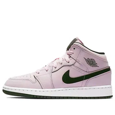 Air Jordan (gs)  1 Mid 'pink Foam'