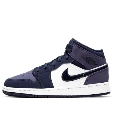 Air Jordan (gs)  1 Mid 'sanded Purple'