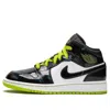 Air Jordan (gs)  1 Mid Se 'black Cyber' In Multi