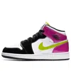 Air Jordan (gs)  1 Mid Se 'cyber Active Fuchsia' In Multi