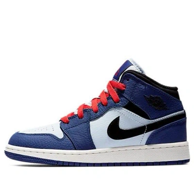 Air Jordan (gs)  1 Mid Se 'deep Royal'
