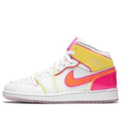 Air Jordan (gs)  1 Mid Se 'edge Glow'