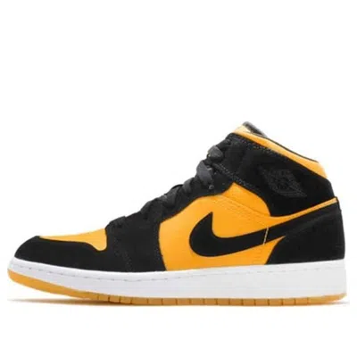 Air Jordan (gs)  1 Mid Se Gc 'university Gold' In Orange